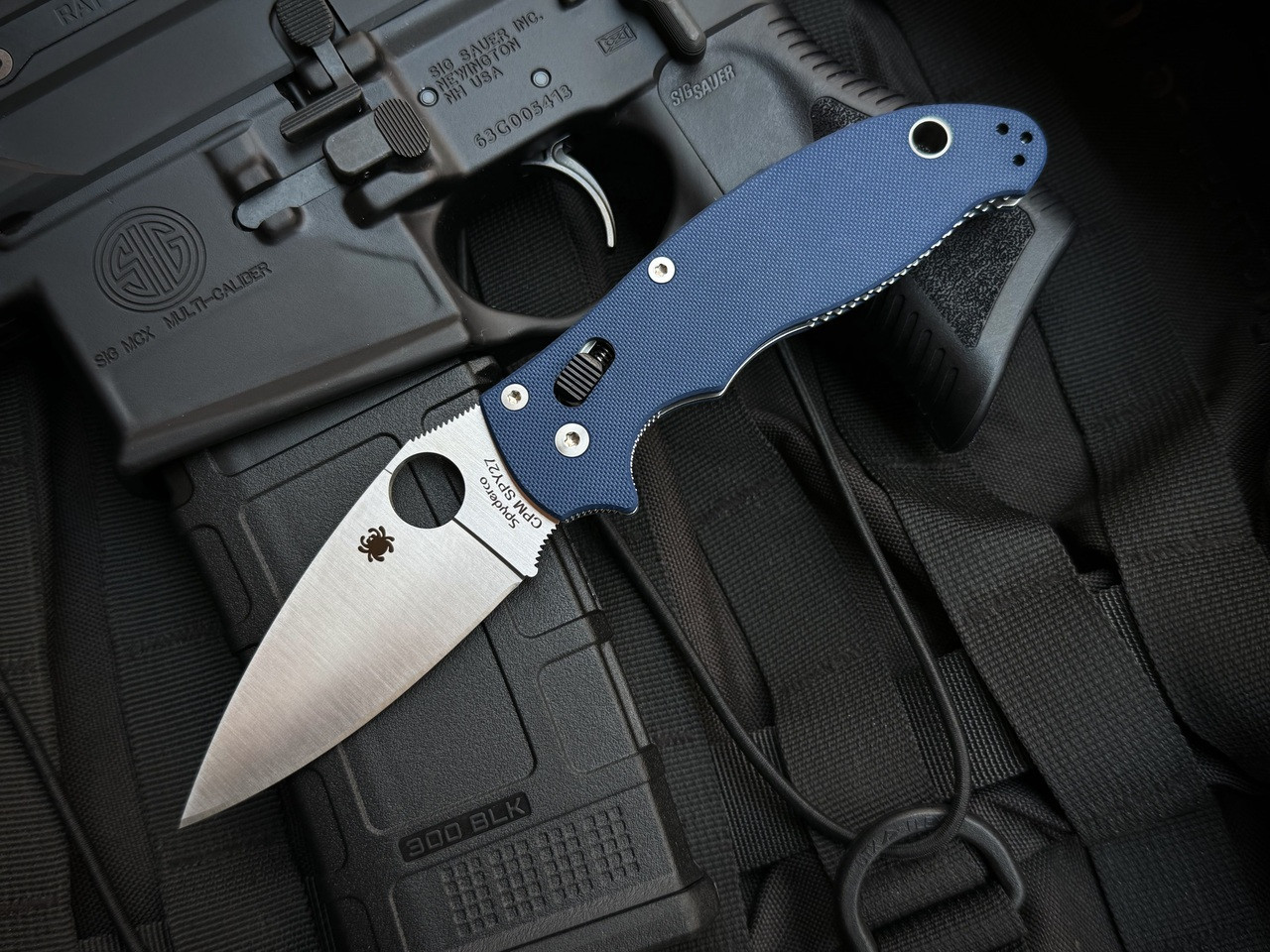 Spyderco Manix 2 XL | Brown Micarta Scales - CruWear | NTL