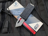 Microtech Exocet T/E Black Aluminum Body w/ Apocalyptic Plain Edge Blade (1.9") 158-10AP