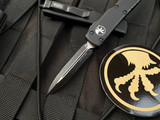 Microtech UTX-70 D/E Tactical Black Aluminum Body w/ Black Plain Edge Blade (2.42") 147-1T