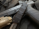Microtech Mini Troodon D/E Black Aluminum Body w/ Ringed Hardware and Damascus Plain Edge Blade (1.99") 238-16S