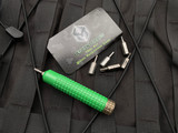 Heretic Knives Tool Kit Green with Bronzed Cap, 8 bits included H995
