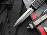 Microtech UTX-85 II D/E Black Aluminum Body w/ Stonewashed Plain Edge Blade (3.1") 232II-10S