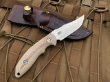 Hinderer Emmett Fixed Blade Natural Micarta w/ StonewShed Plain Edge Blade (3.83”)