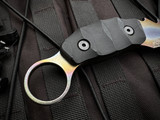 Mick Strider  Strike Plate Ti Karambit Fixed Blade w/ Black G10 Scales