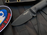 Pro-Tech Small SBR Fixed Blade 3D Black G10 Scales w/ DLC Black S35VN Plain Edge Blade (2.9”) LG513