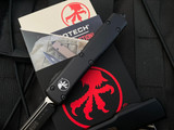 Microtech UTX-70 T/E Tactical Black Aluminum Body w/ Black Plain Edge Blade (2.4”) 149-1T