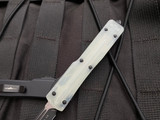 Microtech UTX-70 S/E Jade G-10 Top w/ Black Plain Edge Blade (2.42") 148-1GTJGS