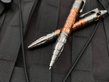 Heretic Knives Thoth Modular Pen Tumbled Copper Barrel/Bolt, Stonewashed End Cap and Tail H038-TI/CU
