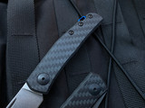 Zero Tolerance Anso Slip Joint Folder Carbon Fiber Body w/ CPM 20CV Stonewashed Spearpoint Plain Edge Blade (2.6") 0235