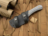 Hawk Creek Armory “Scout” Black Micarta Handle Coyote Tan Blade SC001CYT