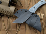 Hawk Creek Armory “Scout” Black Micarta Handle Black Blade SC001