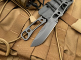 Hawk Creek Armory “Savage Lite” Skeletonized Handle Black Blade SL001