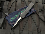 Heretic Knives Manticore E Recurve Black Aluminum Body w/ Battleworn Plain Edge Blade (3.2”) H029-8A