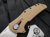 Zero Tolerance 0308 Titanium Frame Flipper Coyote G10 Stonewashed 20CV Blade (3.75”) 0308