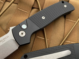 Pro-Tech Terzuola ATCF Auto Folder Black Textured G10 Inlays w/ Mother of Pearl Button and Stonewashed Magnacut Blade BT2714