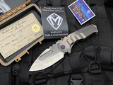 Medford Praetorian T Tumbled Body/Flamed Hardware w/ Tumbled Drop Point Blade (3.75")