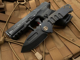 Medford Praetorian Genesis T Full PVD Body and Bronzed Hardware/PVD Pocket Clip w/ PVD Drop Point S35VN Blade (3.3”)