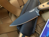 Bradford Knives Guardian3.5 Fixed Blade 3D G-Wood Scales w/ Sabre Grind M390 Black DLC Finish Blade (3.5”)