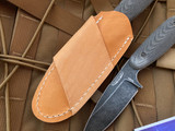 Bradford Knives Guardian3.5 Fixed Blade 3D Black Micarta Scales w/ Sabre Grind M390 Nimbus Finish Blade (3.5”)