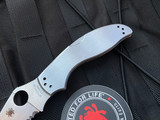 Spyderco Uptern Folder Stainless Steel Handle w/ Satin Partially Serrated Blade (2.84”) C261PS