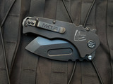 Medford Scout M/P Black G10 Handles and Black PVD hardware w/ D2 PVD Tanto Blade (3.75”)