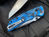 Hogue Deka Manual ABLE Lock Folder G-Mascus Blue Lava G10 Handles w/ 20CV Stonewashed Modified Wharncliffe Blade (3.25”) 24263