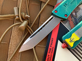 Microtech Combat Troodon T/E Bounty Hunter Edition Bounty Hunter Green Aluminum Body w/ Tri Tone Apocalyptic Plain Edge Blade (3.8”) 144-10BH