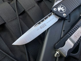 Microtech Troodon S/E Black Aluminum Body w/ Satin Finished Plain Edge Blade (3.08”) 139-4