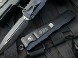 Microtech Dirac Delta D/E Black Tactical Aluminum Body w/ Black Plain Edge Blade (3.80”) 227-1T