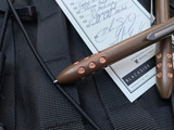 Blackside Customs Ink Pen Copper Body w/ Titanium Pocket Clip and Stainless Internals