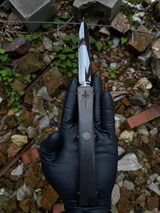 Marfione Custom Dragon Slayer IV One of One Full DLC Over Nickel Boron Titanium Body w/ Nickel Core Dragonskin Bertie Damascus Blade (4.375”)