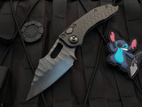 Marfione X Borka Stitch Auto Folder Full Carbon Fiber Body w/ DLC Two-Tone Hardware and DLC Rock Grind Blade