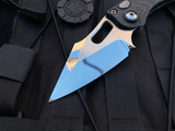 Marfione X Borka Stitch Auto Folder Full Carbon Fiber Body w/ Two-Tone Hardware and Diamond Wash Blade