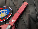 Microtech Ultratech Spartan Merlot Aluminum Body w/ Black Plain Edge Blade (3.4”) 223-1MR