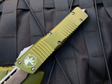 Microtech Combat Troodon T/E OD Green Aluminum Body w/ Bronzed Hardware and Plain Edge Blade (3.8”) 144-13OD