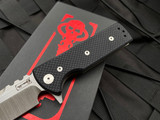 Chaves Ultramar TAK Flipper Black G10 Scales w/ M390 Belt Satin Tanto Plain Edge Blade (2.75”)