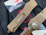 Microtech Combat Troodon D/E Full Tan Cerakote Body w/ Tan Cerakote Plain Edge Blade (3.8”) 142-1CTA