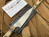 Bradford Knives Paring Knife Textured G-Wood Scales w/ AEB-L Stonewashed Blade (3.8”) PARING-AEB-L-115