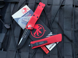 Microtech Standard Troodon S/E Red Aluminum Body w/ Black Plain Edge Blade (3”) 139-1RD