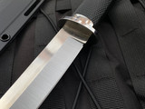 Cold Steel Magnum Tanto XII Fixed Blade Black Kray-Ex Grips w/ San Mai Satin Finished Plain Edge Blade (12”) 35AE