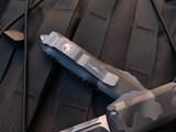Microtech UTX-85 S/E Urban Camo Cerakote Aluminum Body w/ Urban Camo Cerakote Partially Serrated Blade (3.125”) 231-2UCS