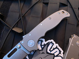 Demko AD20.5 SharkLock Plain Ti Body w/ Stonewashed Sharkfoot Blade (3”)