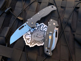 Demko AD20.5 SharkLock Textured Grivory Body w/ Stonewashed Wharncliffe Blade (3”)