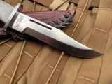 Silver Stag D2 Crown Series Deep Valley Elk Antler Handle w/ D2 Plain Edge Blade (6”) DV6.0