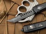 Microtech Ultratech Hellhound Signature Series w/ Ringed Hardware and Damascus Plain Edge Blade (3.4”) 119-16S