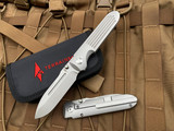 Terrain 365 Invictus AT-TI Titanium Frame Lock Folder w/ Terravantium Plain Edge Blade (3.5”) 10502