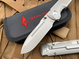 Terrain 365 Invictus AT-TI Titanium Frame Lock Folder w/ Terravantium Plain Edge Blade (3.5”) 10502