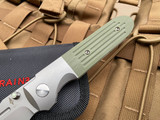 Terrain 365 Invictus ATB OD Green G10 Scales w/ Terravantium Plain Edge Blade (3.5”) 10515