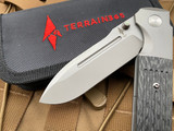 Terrain 365 Invictus ATB Carbon Fiber Bolster w/ Terravantium Plain Edge Blade (3.5”) 10513