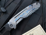 Medford Infraction Titanium Tumbled “2nd Amendment” Body and Black PVD Hardware w/ S35VN Black PVD Plain Edge Blade (3.625”)